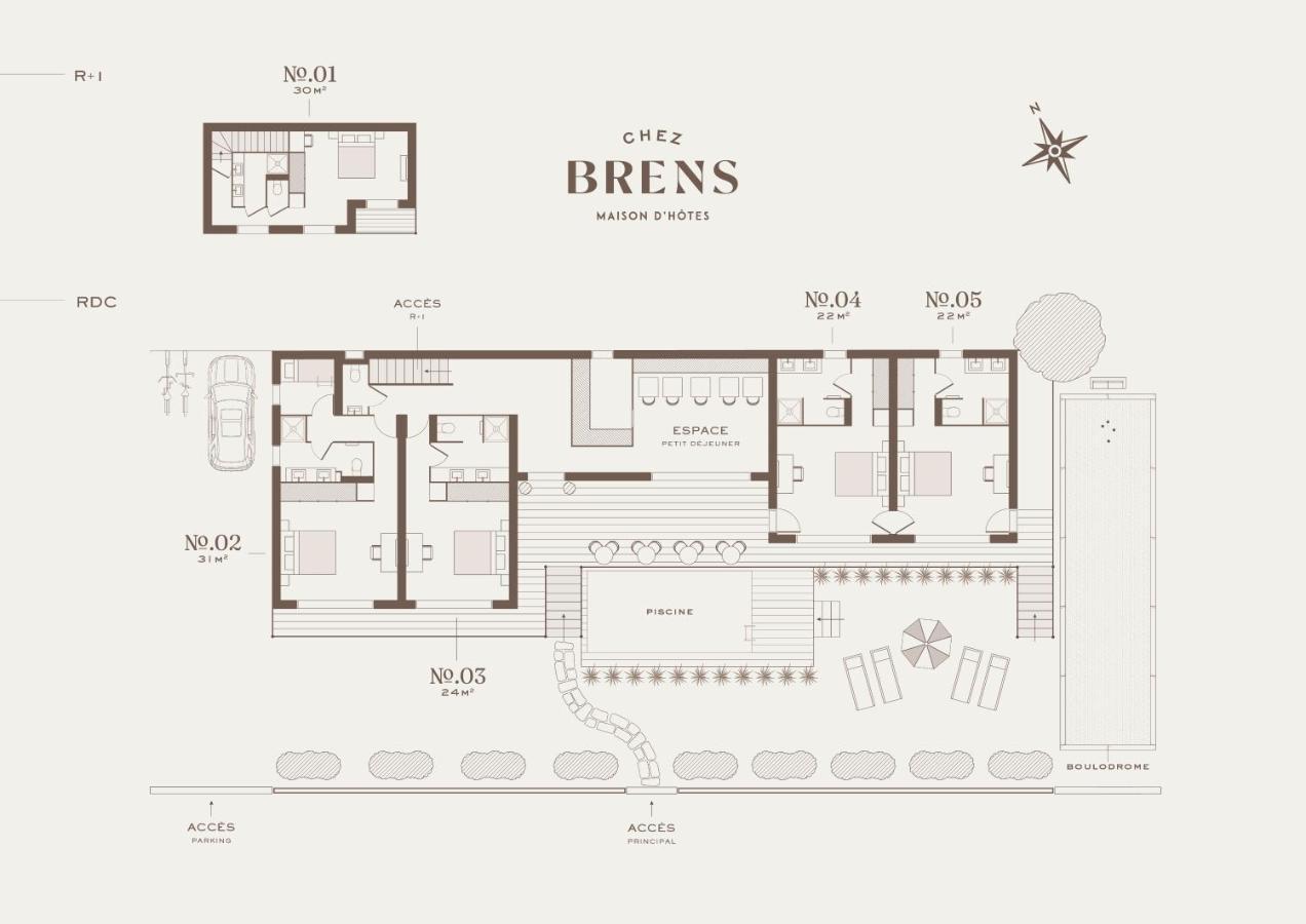 Chez Brens - Maison D'Hotes A La Hume Гужан-Местрас Екстериор снимка
