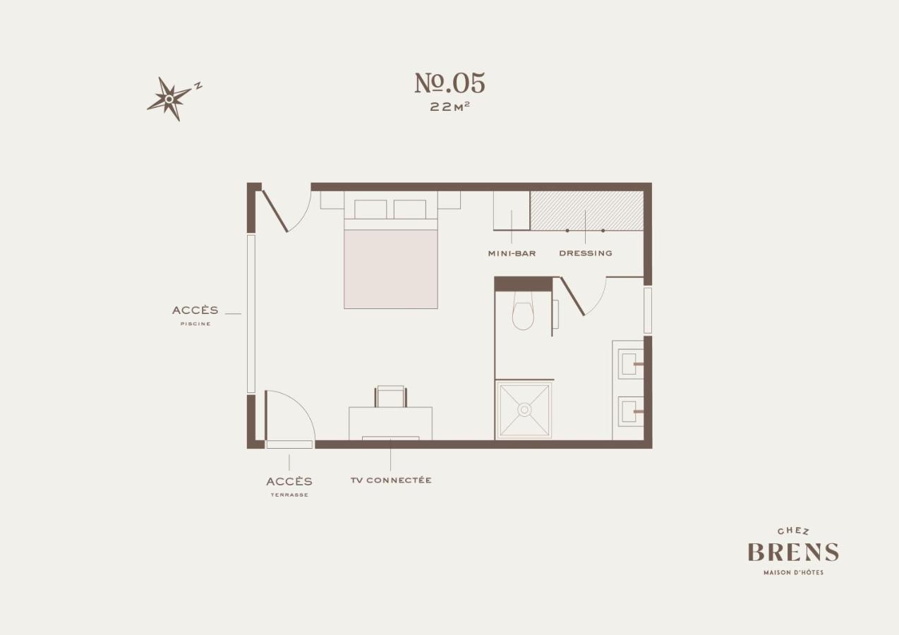 Chez Brens - Maison D'Hotes A La Hume Гужан-Местрас Екстериор снимка